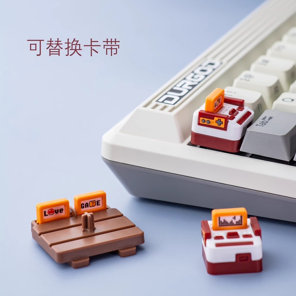 Gaming Console With Keyboard - Gaming Console Style Keycaps Custom 3D