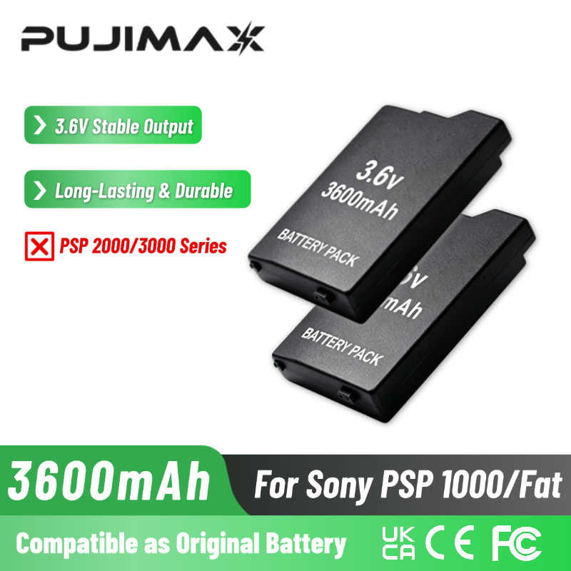 Gaming Console New - PUJIMAX 3600mAh 3.6V New Li-ion Battery