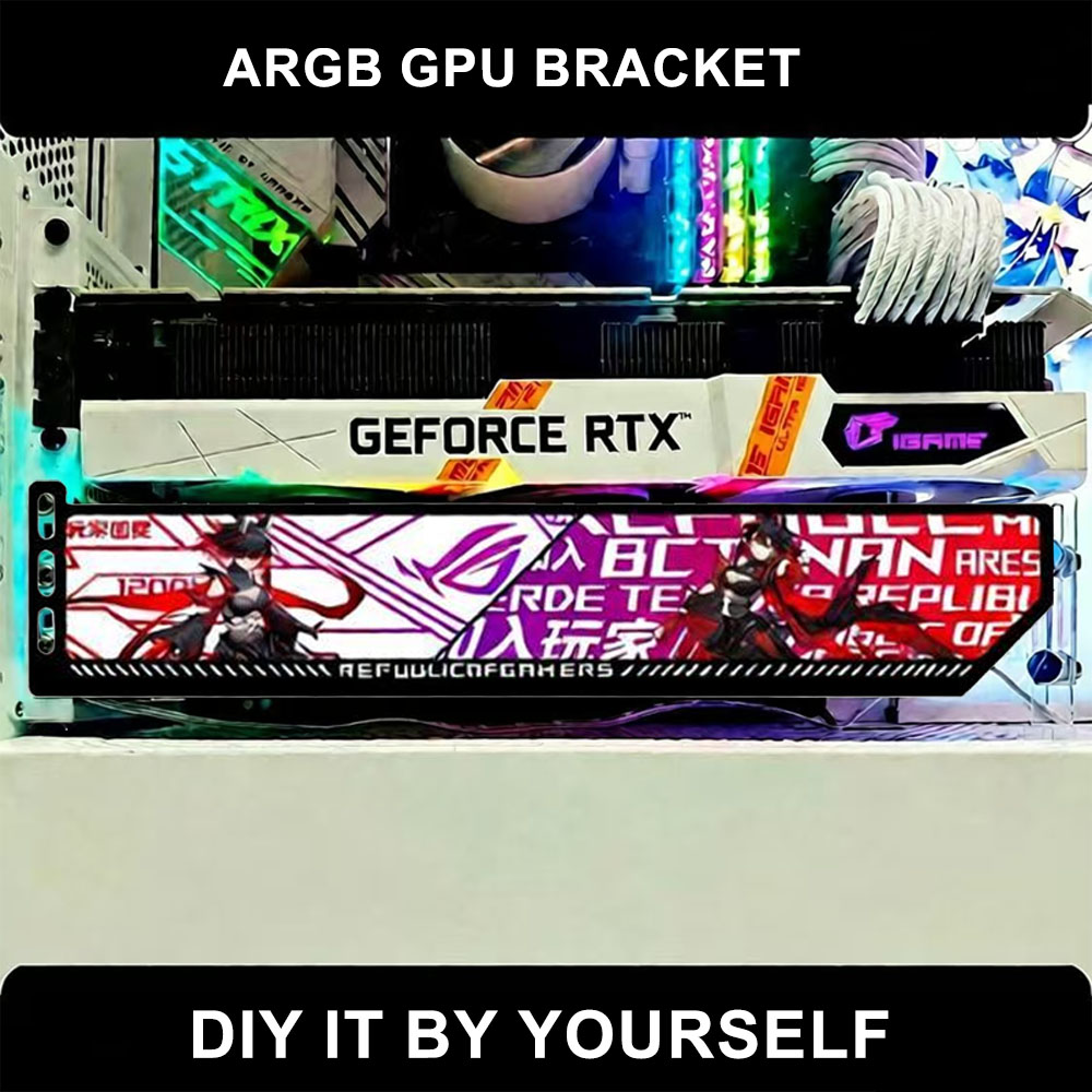 Gaming Card Holder - Customize RGB VGA Holder 5V/12V,5090 5080