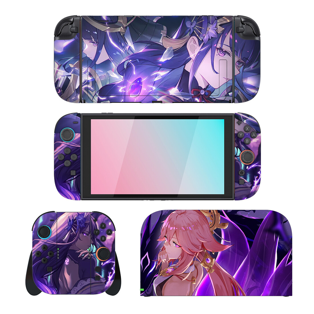 Gaming Console Nintendo Switch 2 - Game Genshin Impact Protector Sticker Skin