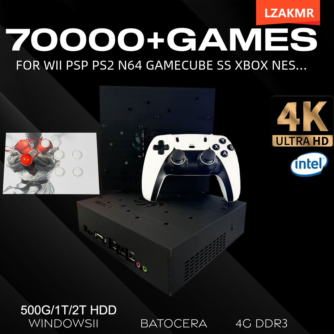 Gaming Console In Chinese - Retro Gaming Console 70000+ Games 2TB