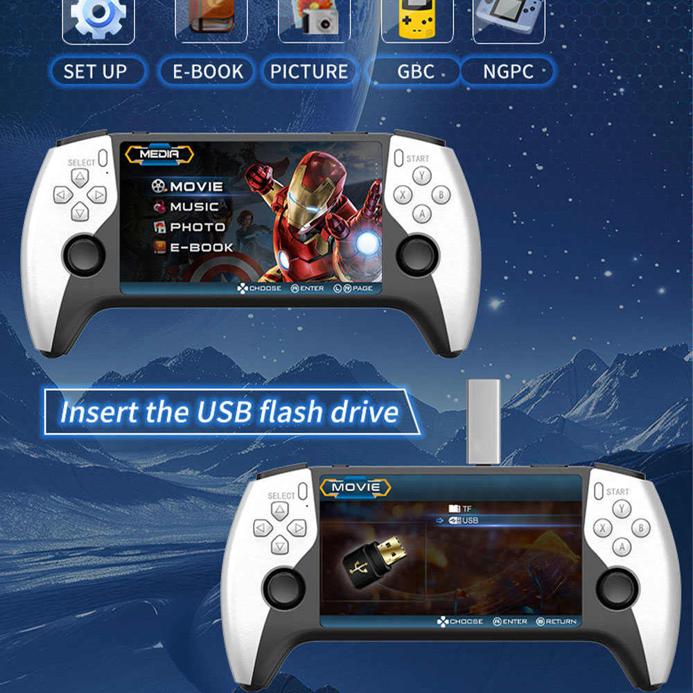 2026 New SF3500 5 Inch Handhel - Gaming Console In Chinese review and price
