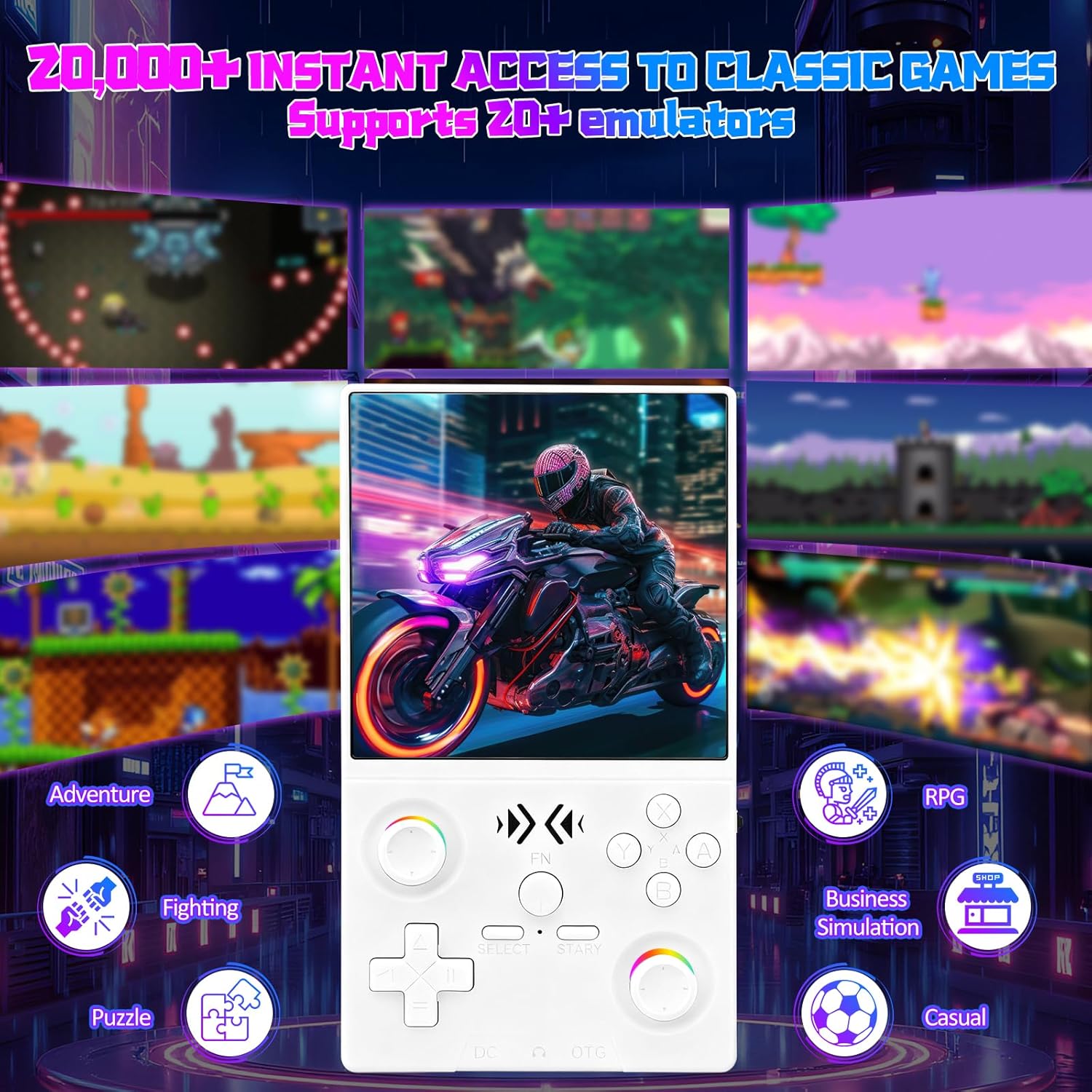 FLLBW XF40V Retro Handheld Gam - Gaming Console In Chinese review and price