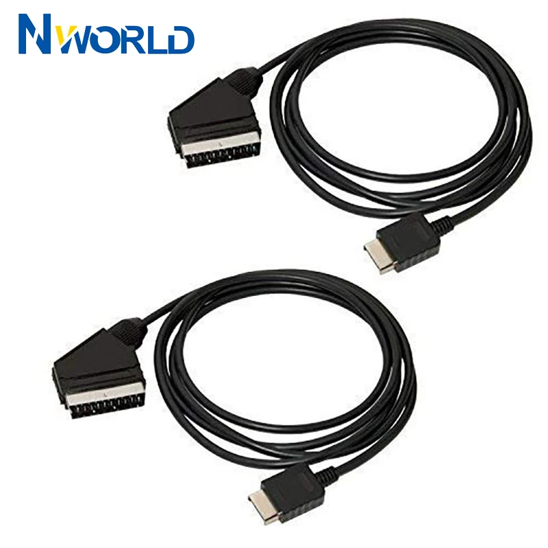 2pcs/lot 6Ft RGB SCART Wire Ca - Gaming Console Xbox One review and price