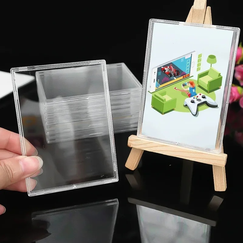 Clear Acrylic Card Holder Snap - Gaming Card Holder review and price