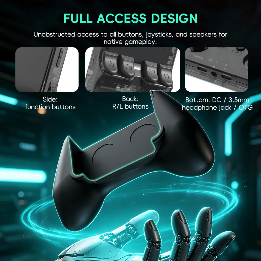Data Frog R36S Game Grip Ergon - Gaming Console Handheld Retro review and price