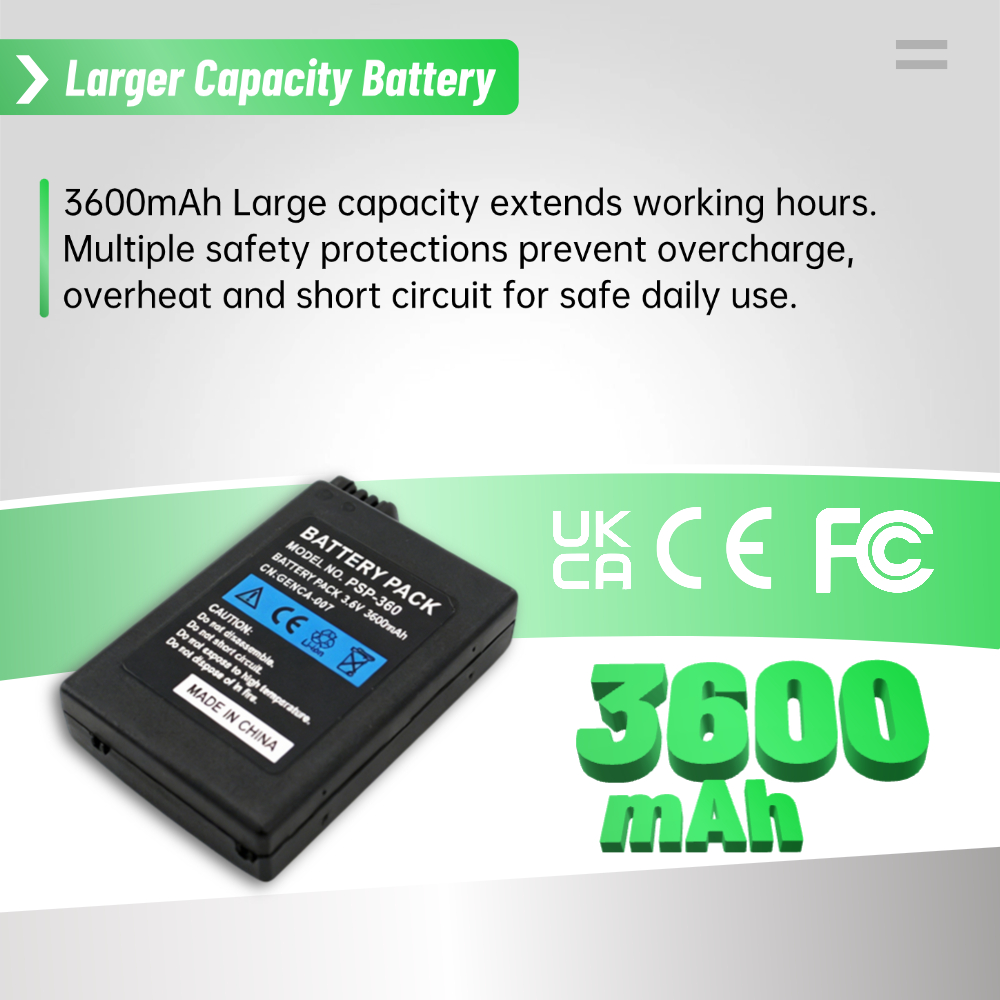 PUJIMAX 3600mAh 3.6V New Li-io - Gaming Console New review and price