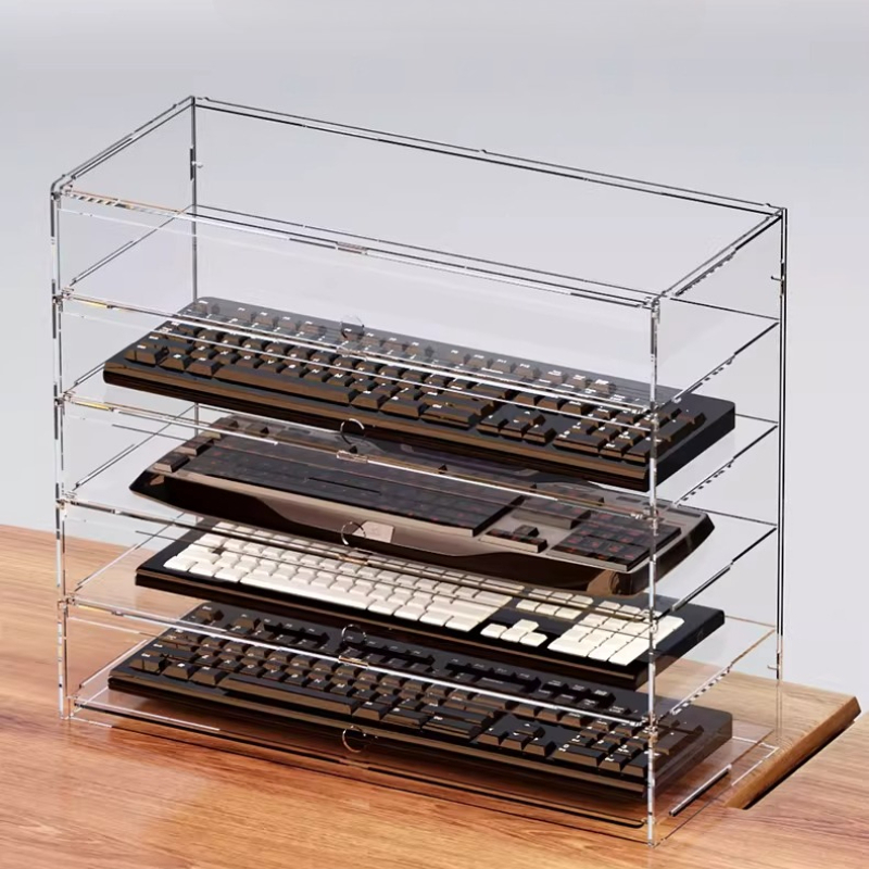 Premium Clear Acrylic Dustproo - Gaming Console With Keyboard review and price