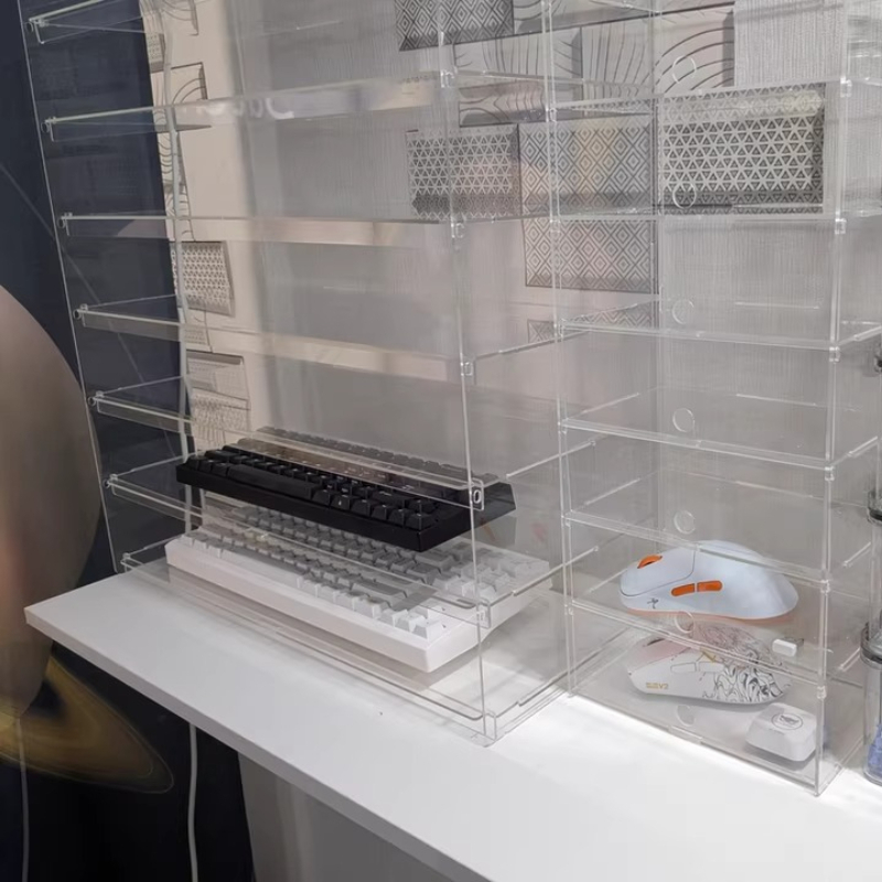 Premium Clear Acrylic Dustproo - Gaming Console With Keyboard review and price