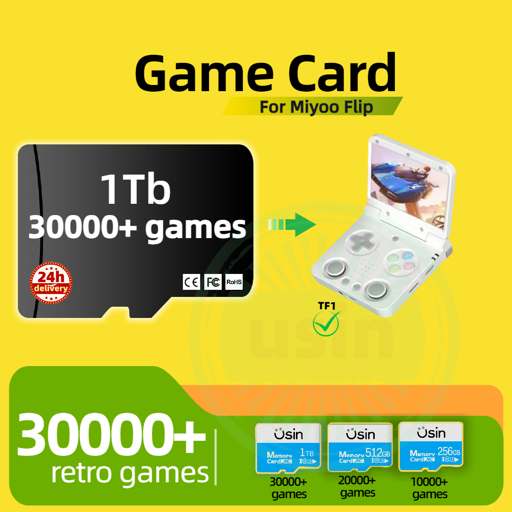 Game Card For Miyoo Flip 30000 - Gaming Console Handheld Retro review and price