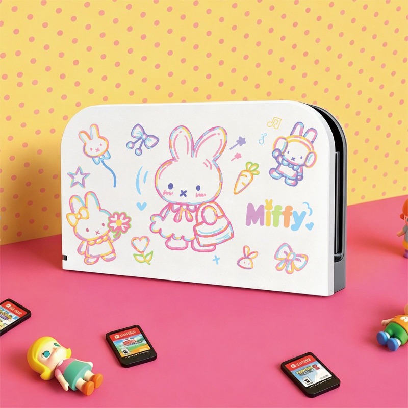 Cute Miffy Gaming Console Prot - Gaming Console Nintendo Switch Oled Model review and price