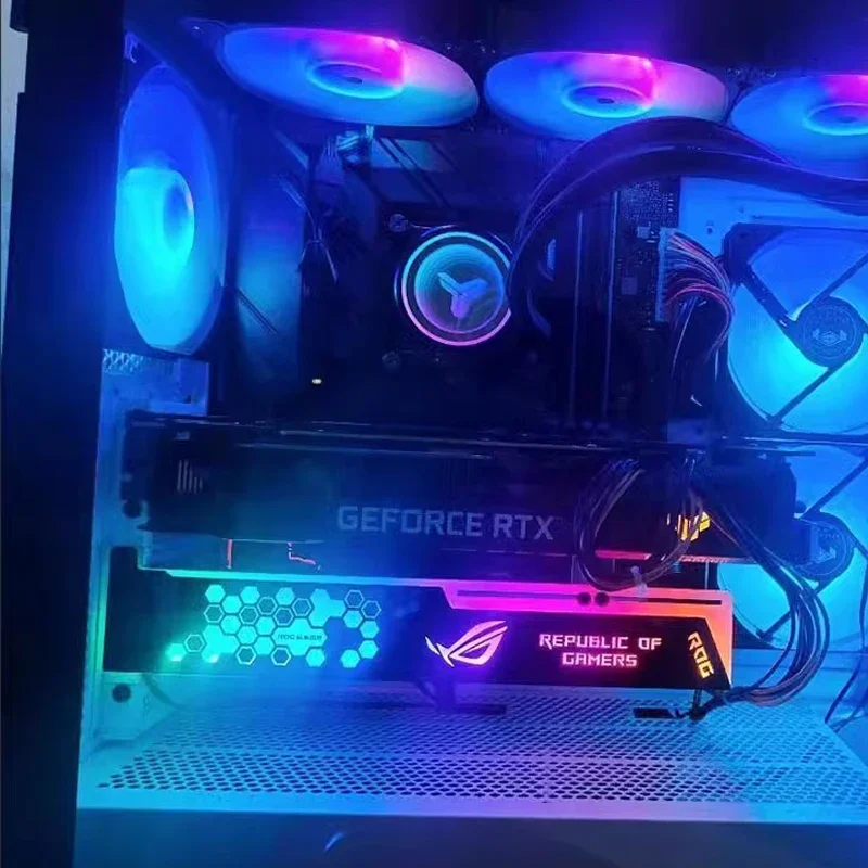 4090 VGA Holder 5V ARGB AURA S - Gaming Card Holder review and price