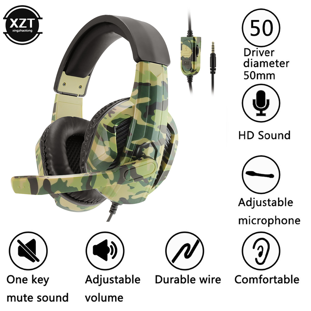 Camouflage Gaming Headset 3.5m - Gaming Console Xbox One review and price
