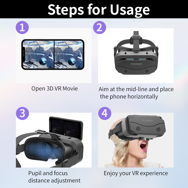 VR Glasses Virtual Reality Hea - Gaming Console Vr review and price
