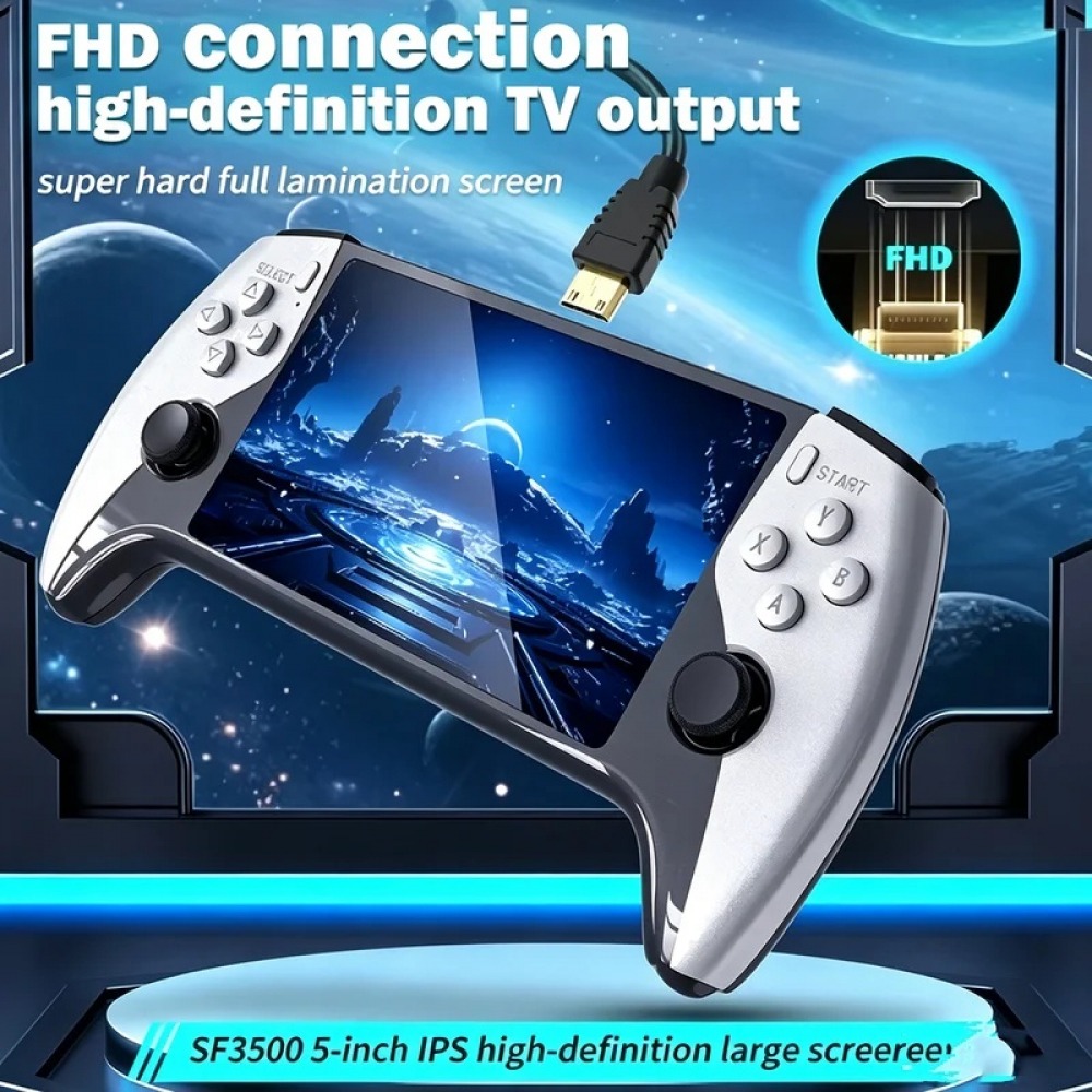 SF3500 5 inch Handheld Game Co - Gaming Console Handheld Retro review and price